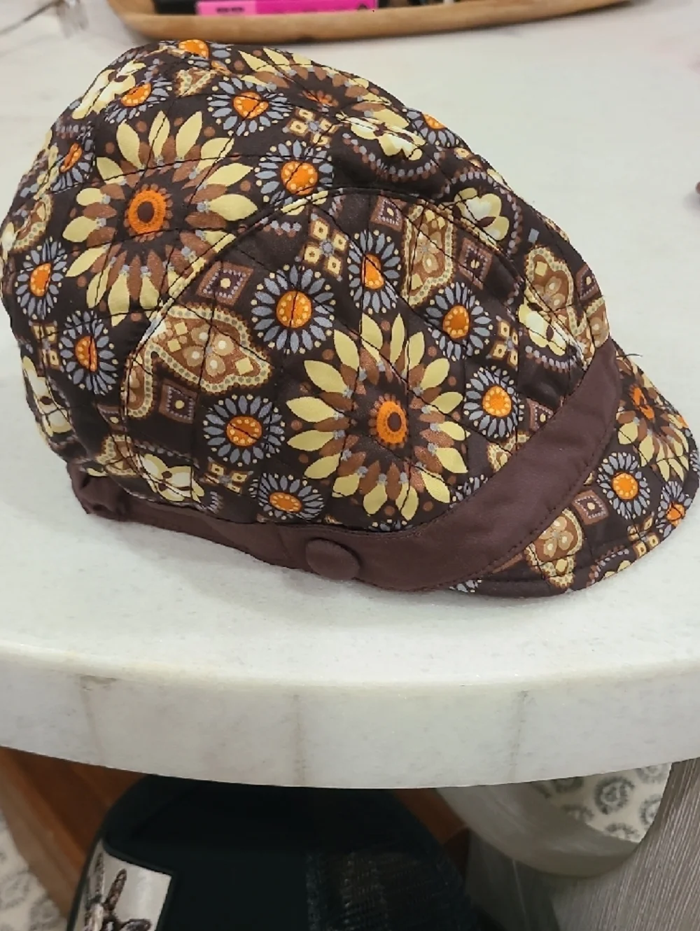Vera Bradley quilted cap